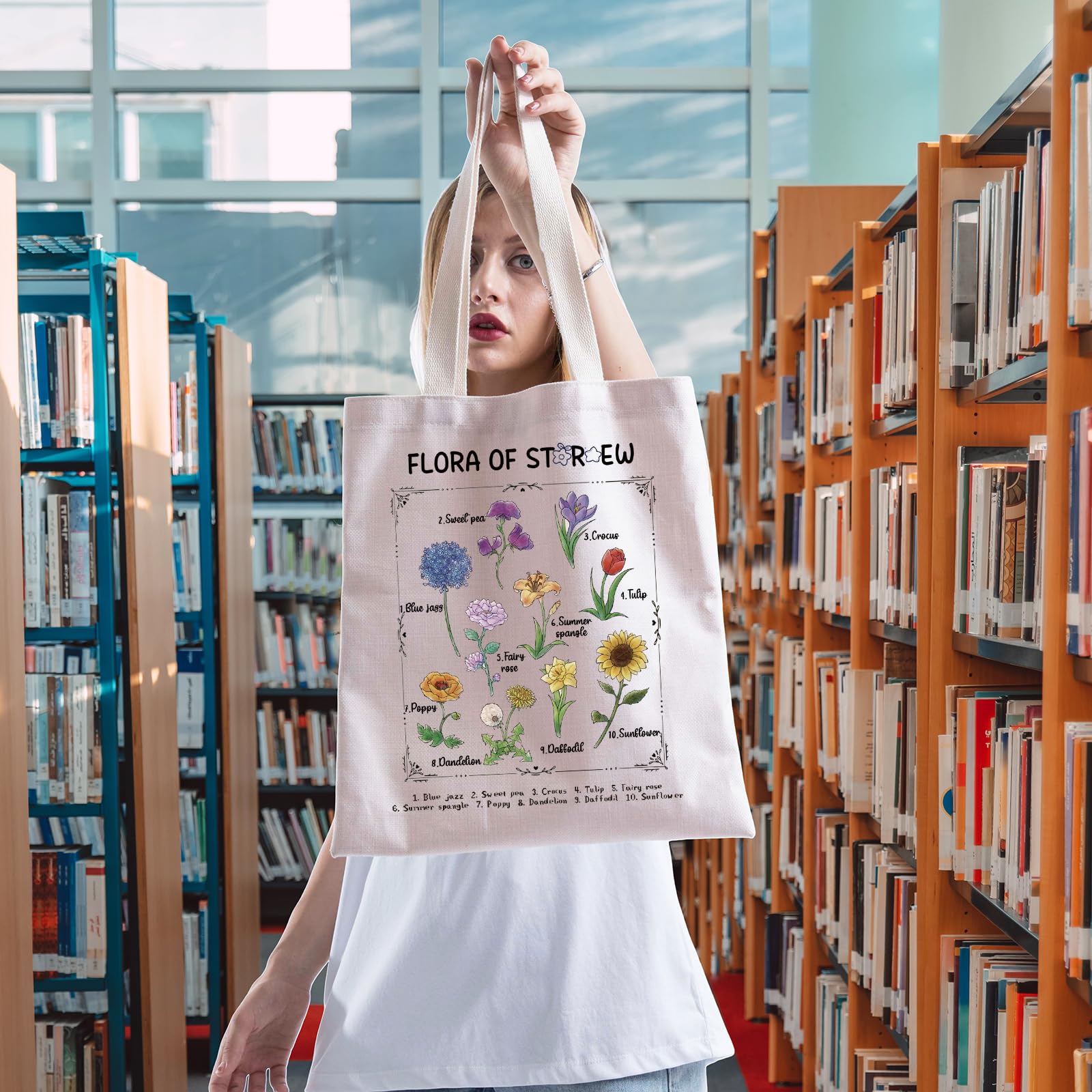 FOTAP bolso Flora para paseos diarios y organización de cosméticos