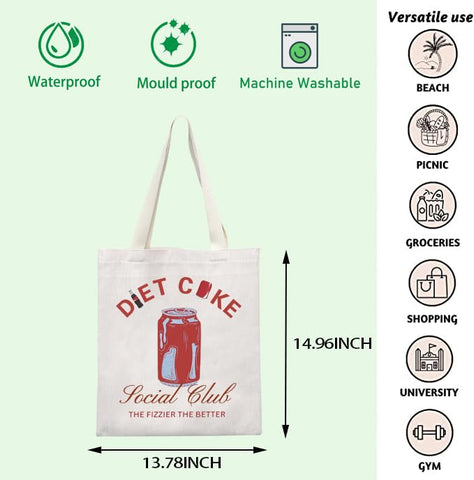 FOTAP bolsa tote tela reutilizable, 37 cm, lista para uso diario.