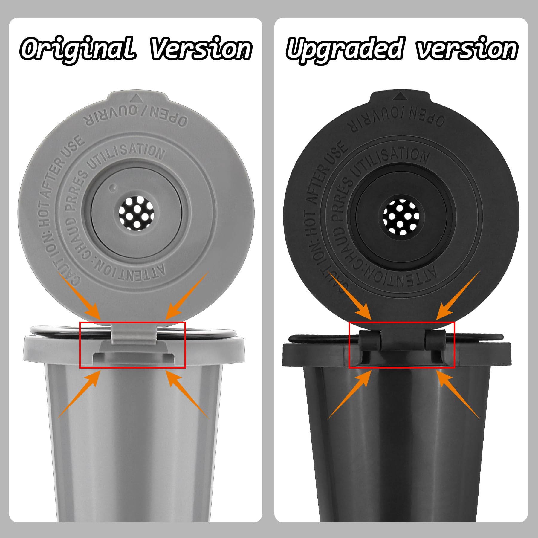 FOTRIC taza filtro reutilizable compatible HomeBarista para Cuisinart, ahorro continuo