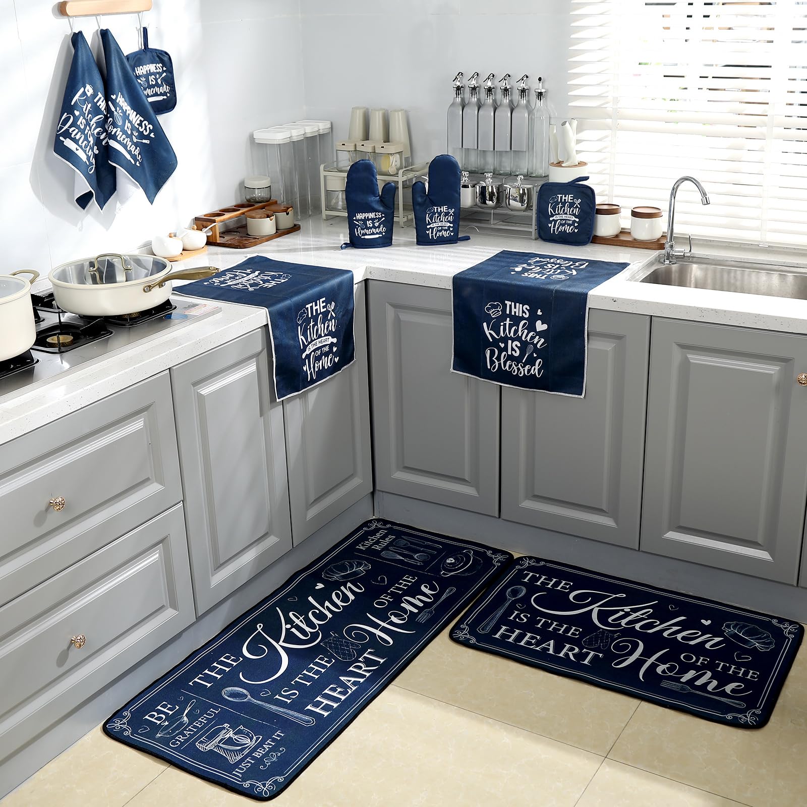 Detalles Fourluoo decorativos para la cocina, mejoran el ambiente