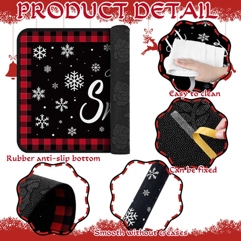 Regalo práctico: conjunto de alfombras Fourluoo para cocina, ideal para amantes de la cocina.