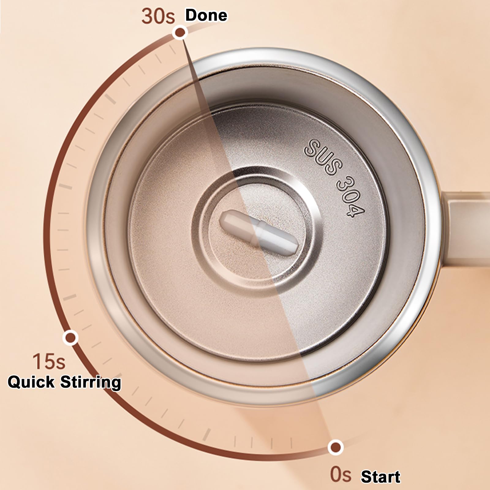 Taza FOVNOT de doble pared, aislamiento térmico para bebidas calientes.