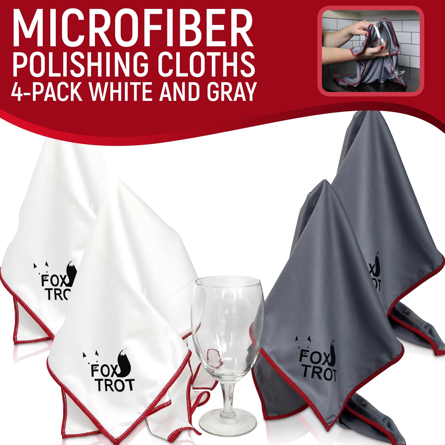 Fox Trot paño de microfibra para brillo duradero sin pelusa