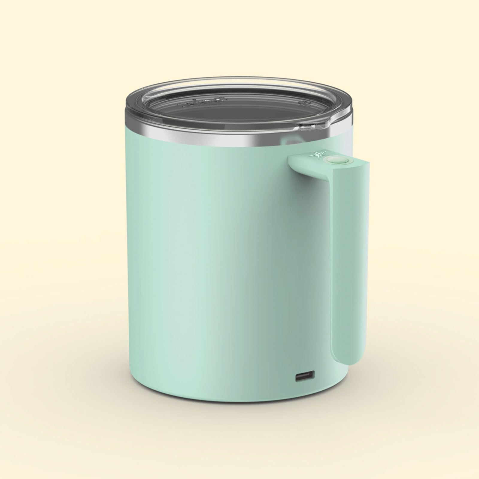 FOXNSK Taza auto-mezcla 360 ml: mezcla café sin esfuerzo y sin derrames