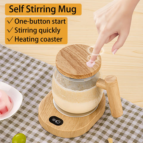FOXNSK Taza Mezcladora base mantiene la bebida a 55°C