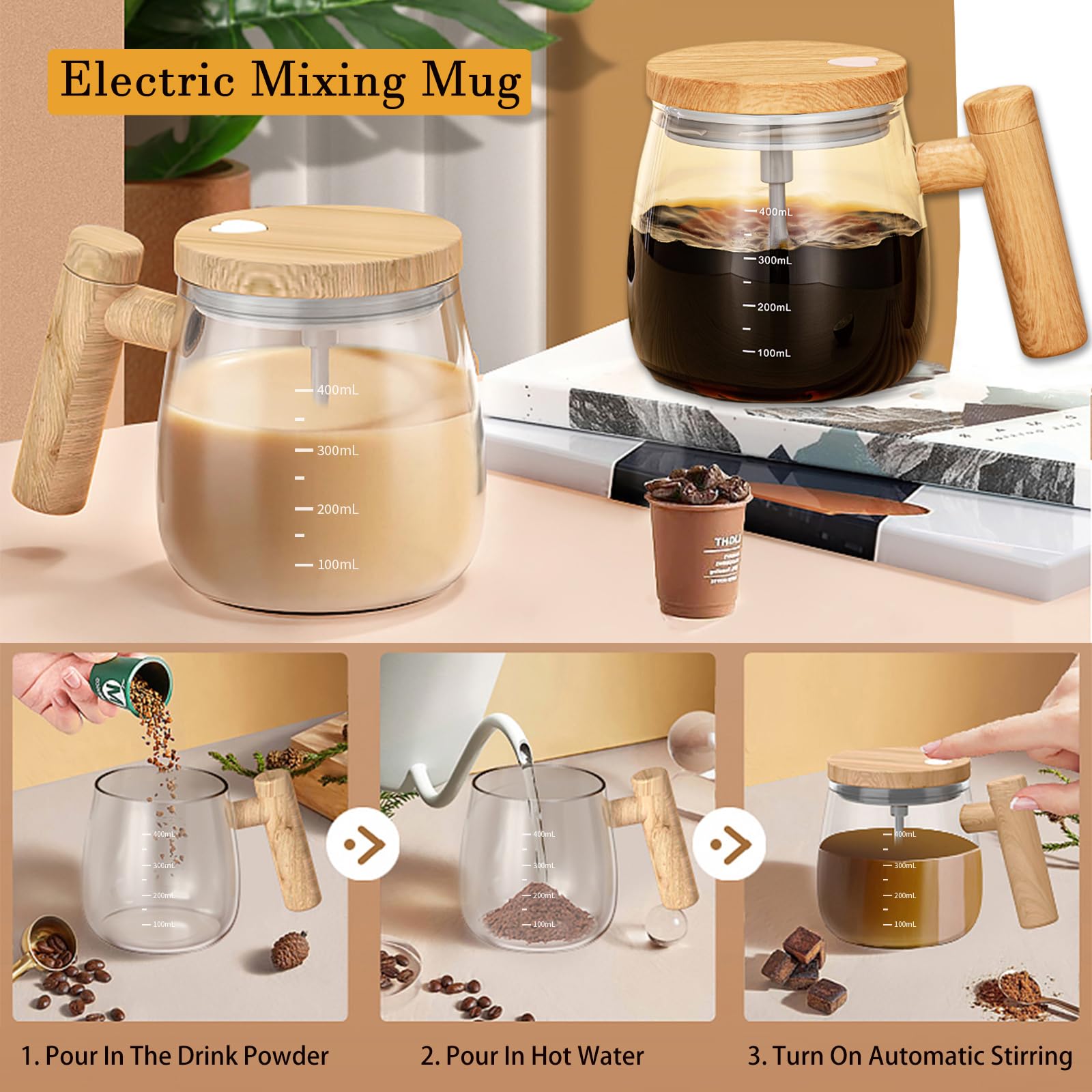 FOXNSK Taza Mezcladora en acción para mezcla automática