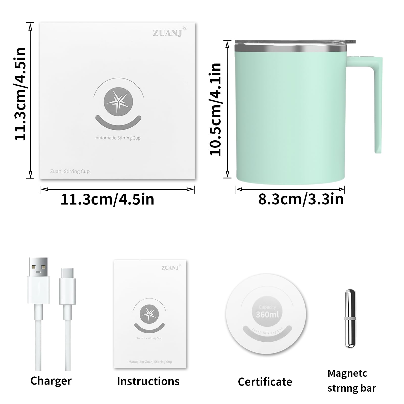 FOXNSK Taza viaje recargable: compañero perfecto para el trabajo