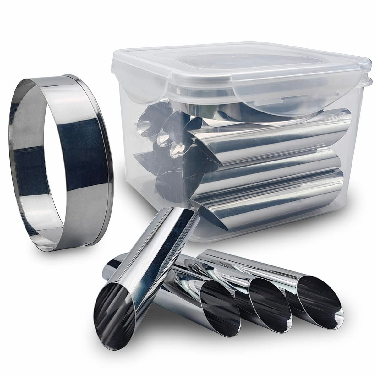 FoxWelkin Cannoli Forms: kit de 15 tubos para resultados consistentes.