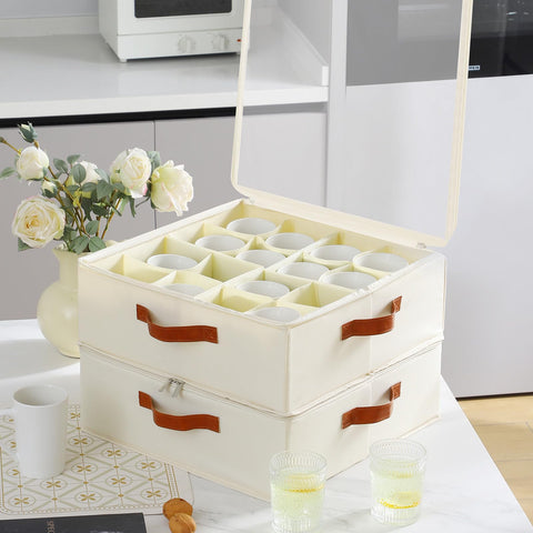 Uso multiusos de Foyego para tazas, vajilla y adornos