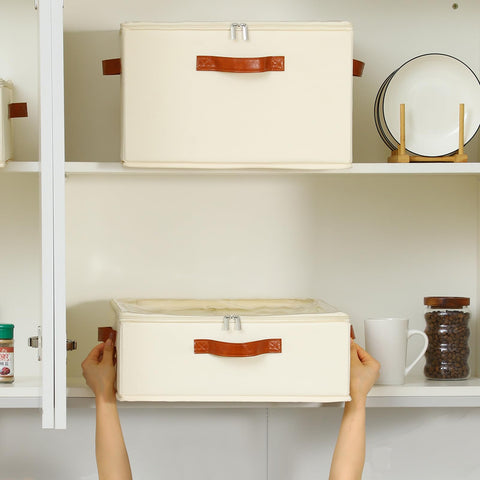 Diseño beige de Foyego que complementa cocina o trastero