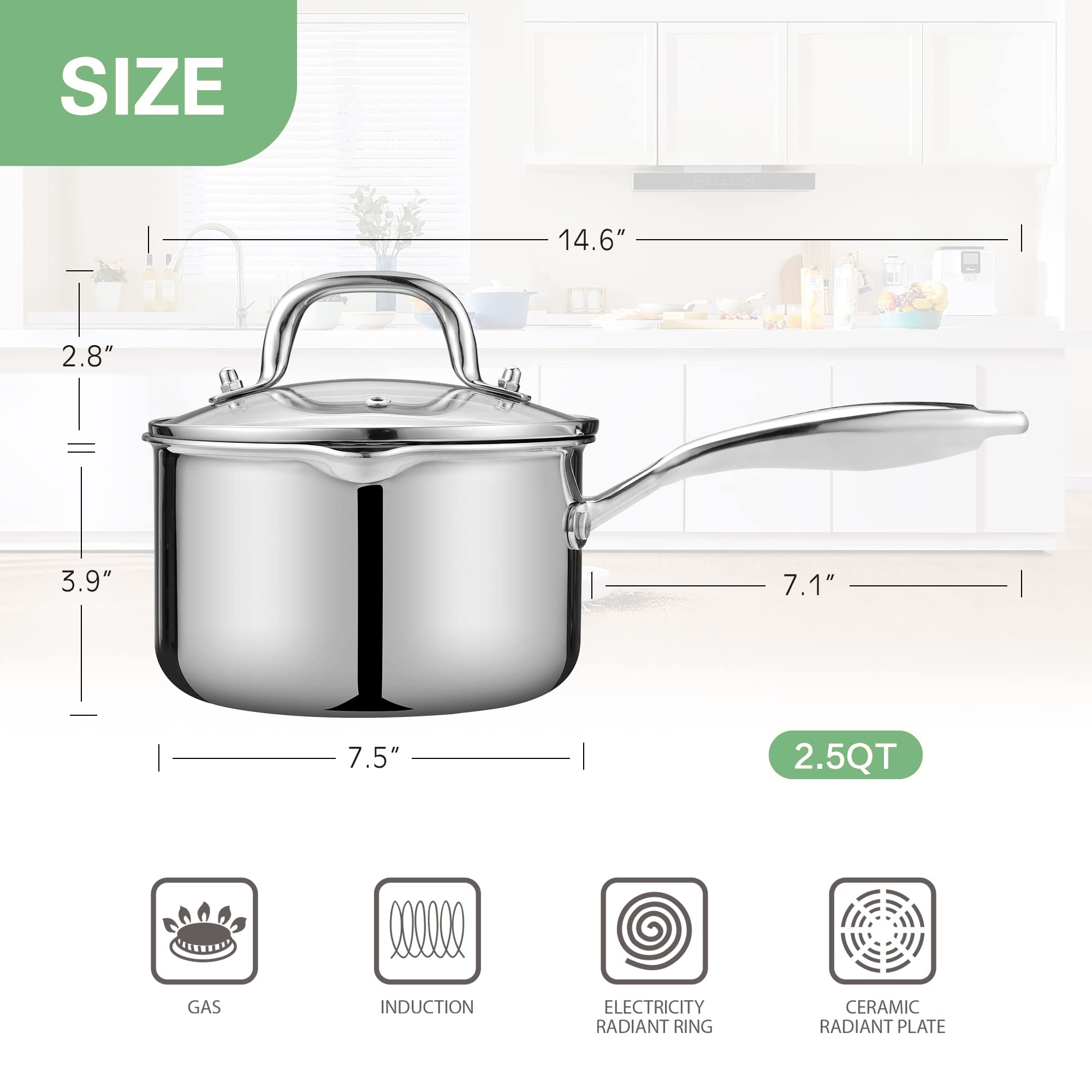 Fracoda olla apta para lavavajillas simplifica la limpieza