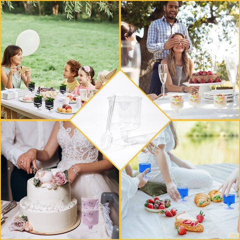 Fracurs conjunto para eventos y postres elegantes