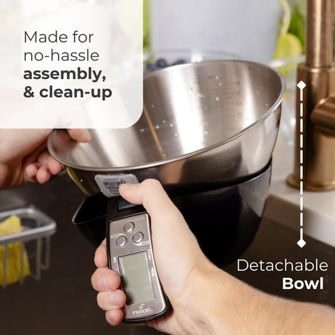 Fradel pesa digital ideal para uso diario en cocina