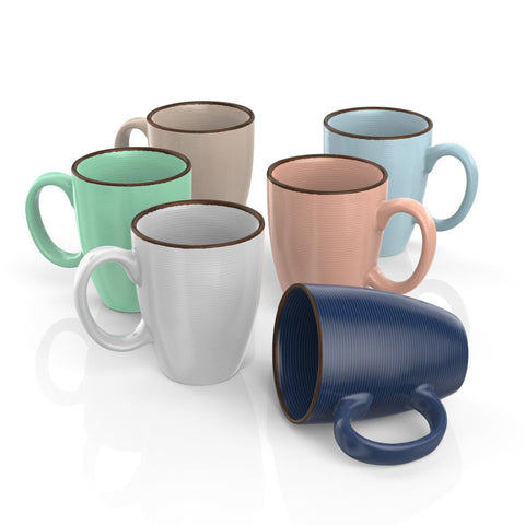 Francois et Mimi: taza cerámica apta para lavavajillas y microondas.