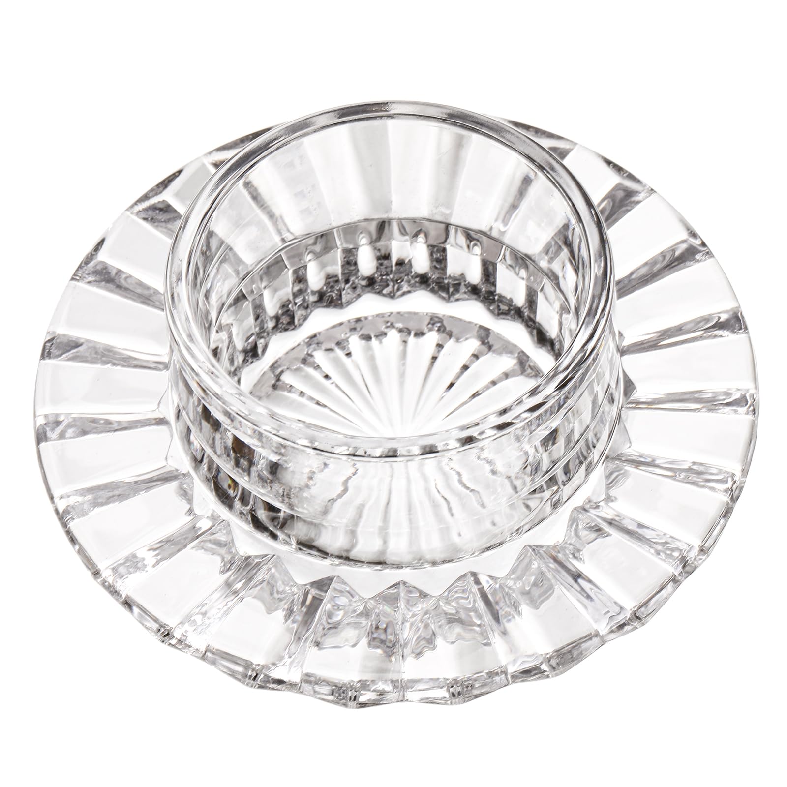 Frcctre bandeja de cristal para mantequilla: sirve con estilo en reuniones.
