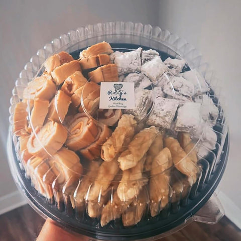 Uso versátil Frcctre para servir sándwiches, carnes y quesos en eventos