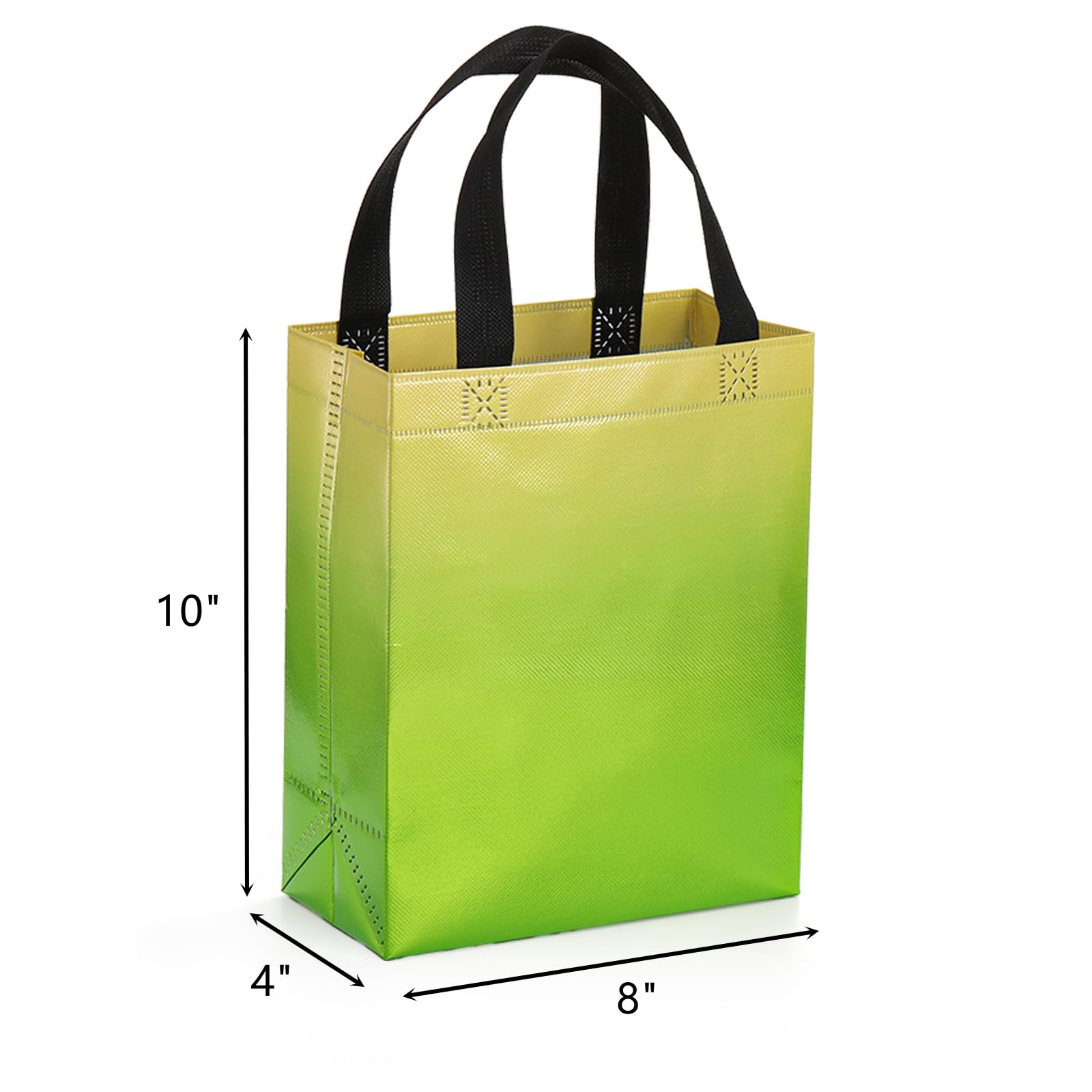 Frcctre bolsas brillantes gradiente rosa, ideales para regalos y fiestas.