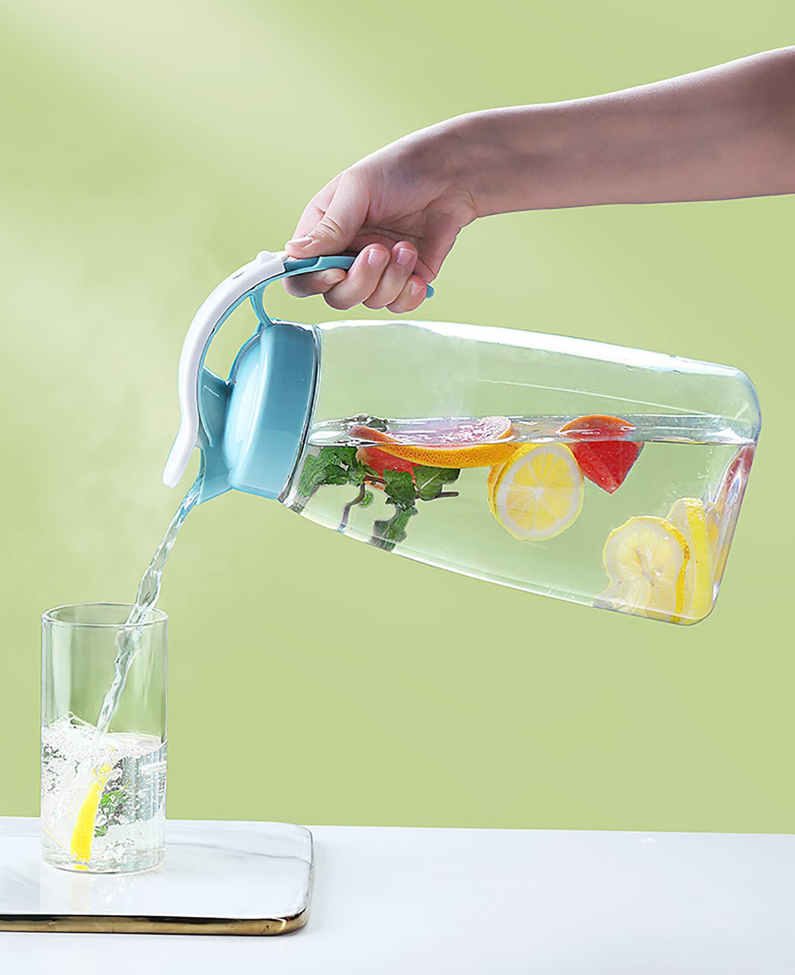 Frcctre jarras-agua-74oz resistente al calor para líquidos calientes.