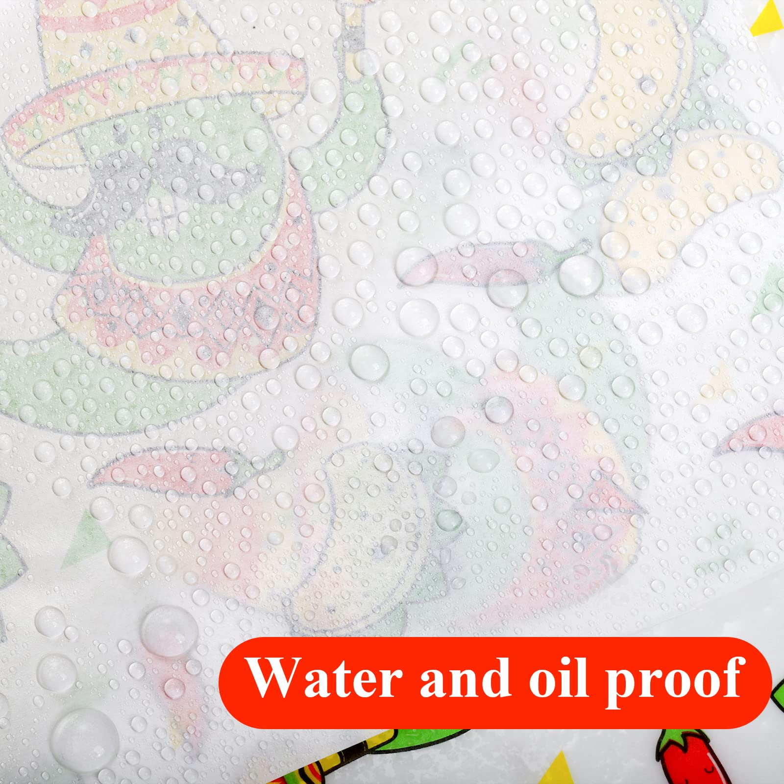 Frcctre papel deli encerado 12x12 anti grasa para hamburguesas y bocadillos
