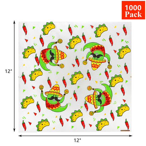 Frcctre papel deli encerado 12x12 para sándwiches, evita derrames