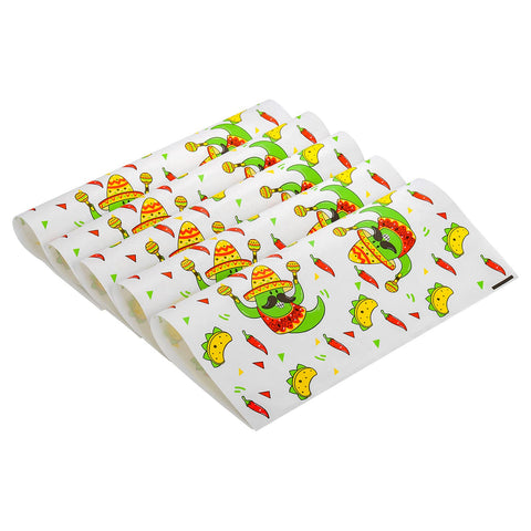 Frcctre papel encerado 12x12 para cestas de comida y presentaciones limpias