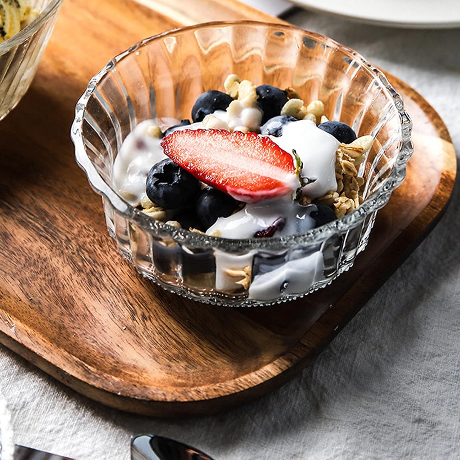 Frcctre, tazones de vidrio para postre, ideales para servir dulces y snacks.