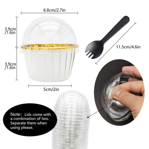 Free-Air tapas domo para cupcakes, permiten conservar la frescura durante el servicio.