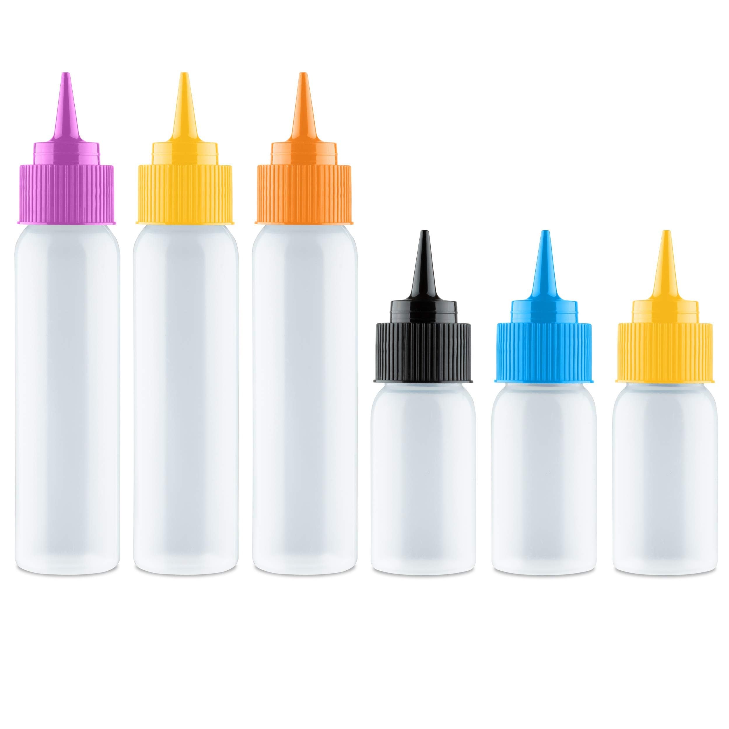 Botellas Free Hand Writer con conjunto 1oz y 2oz para escritura precisa en repostería.