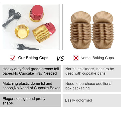 Free-Air cápsulas mini cupcake de 2.7 pulgadas para porciones perfectas