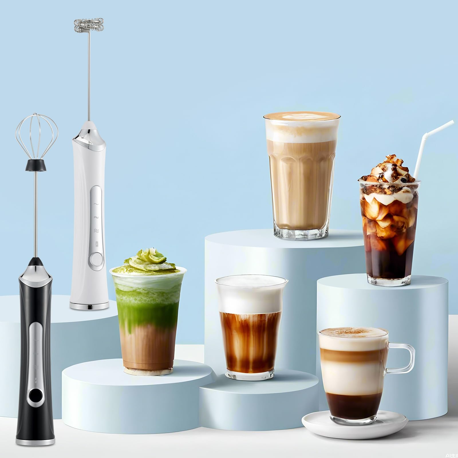 Freebala batidora ideal para latte y cappuccino con espuma rápida
