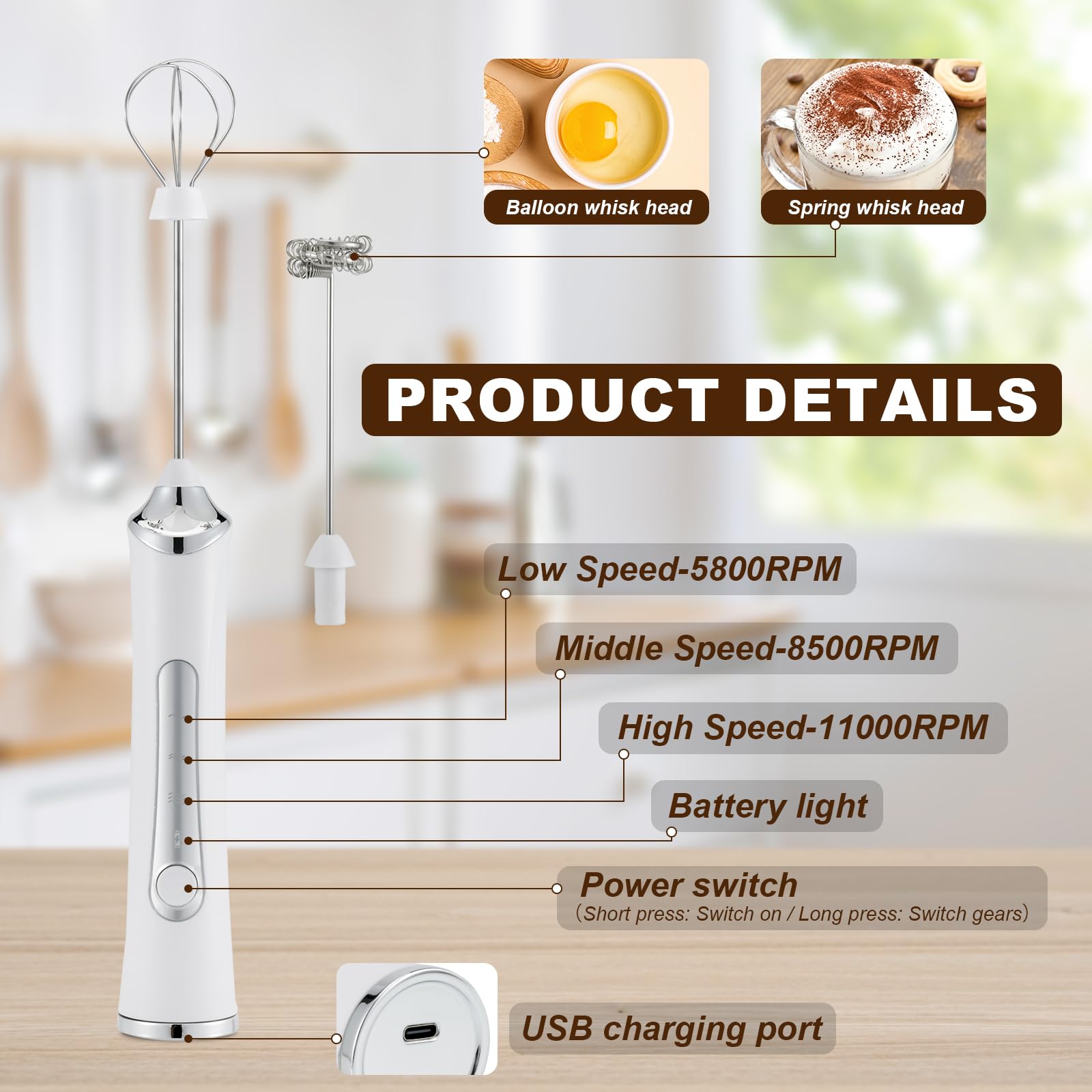 Freebala batidora USB recargable para uso en cualquier lugar
