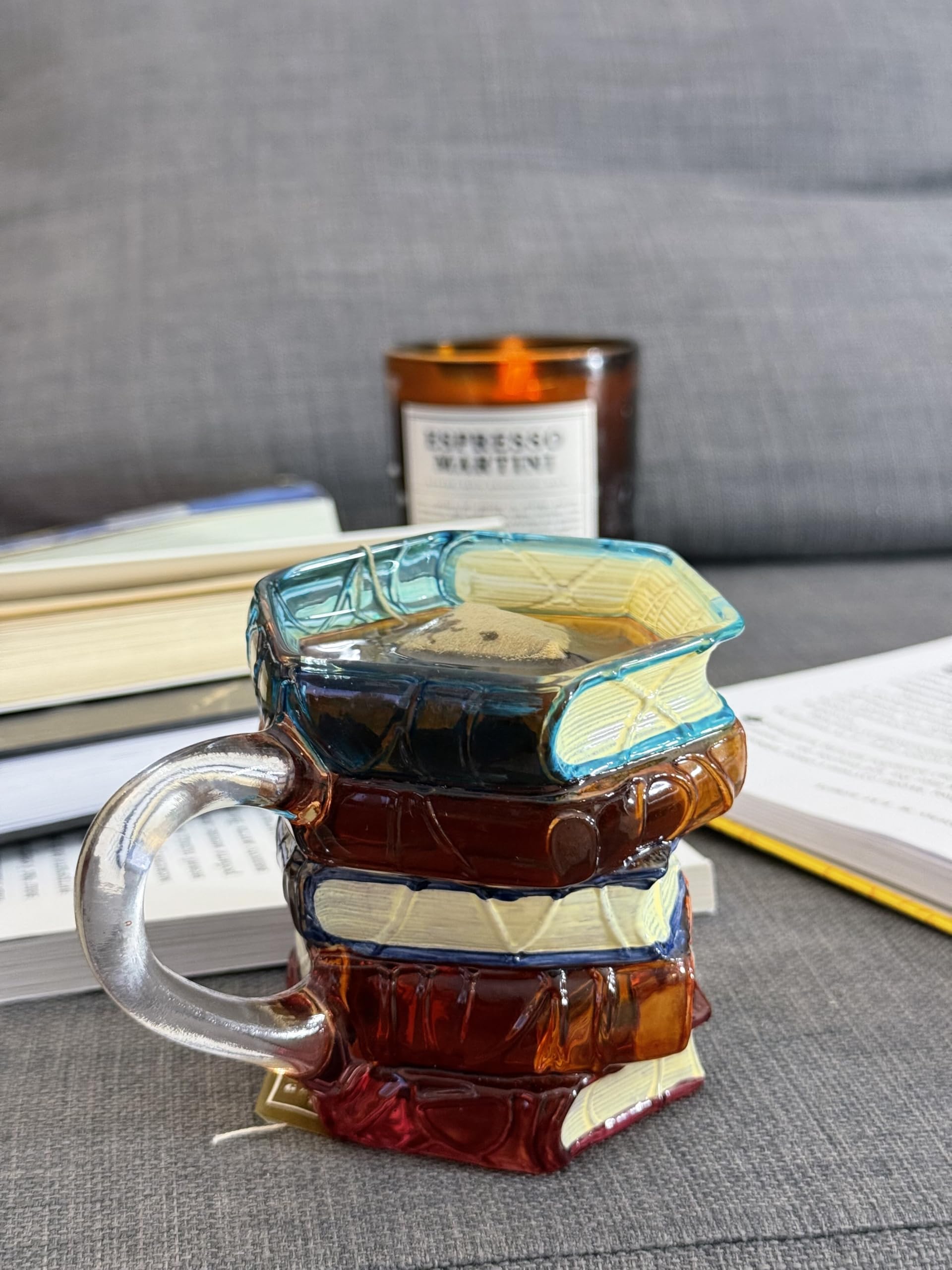 FREEZE2TRIM Taza-libro-escena-decorativa, colección para amantes de los libros.