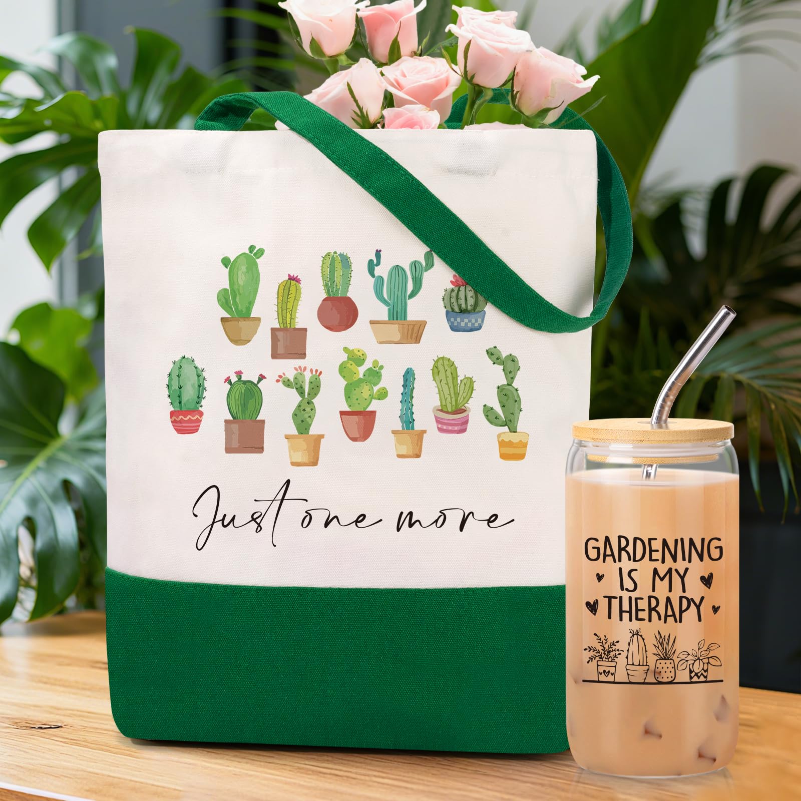 Frerdui bolso tela plantas para uso diario y estilo natural