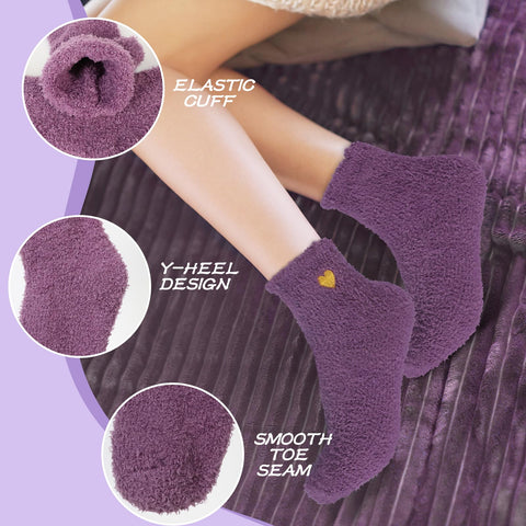 Frerdui: Calcetines afelpados, comfort cálido para tardes en casa.