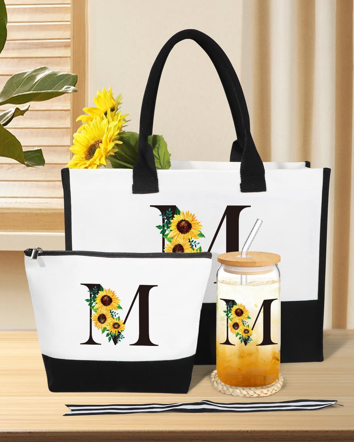 Frerdui diseño girasol en conjunto de regalo, ideal para cumpleaños.