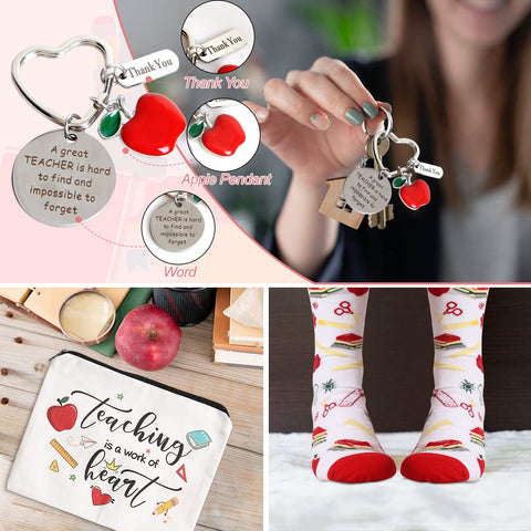 Frerdui calcetines temáticos para docentes, comodidad y humor