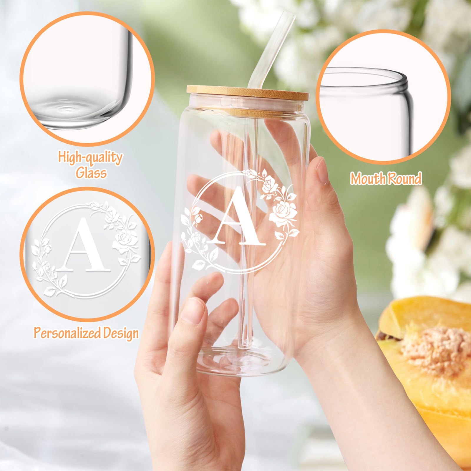 Frerdui vaso de café frío de 16oz para bebidas refrescantes