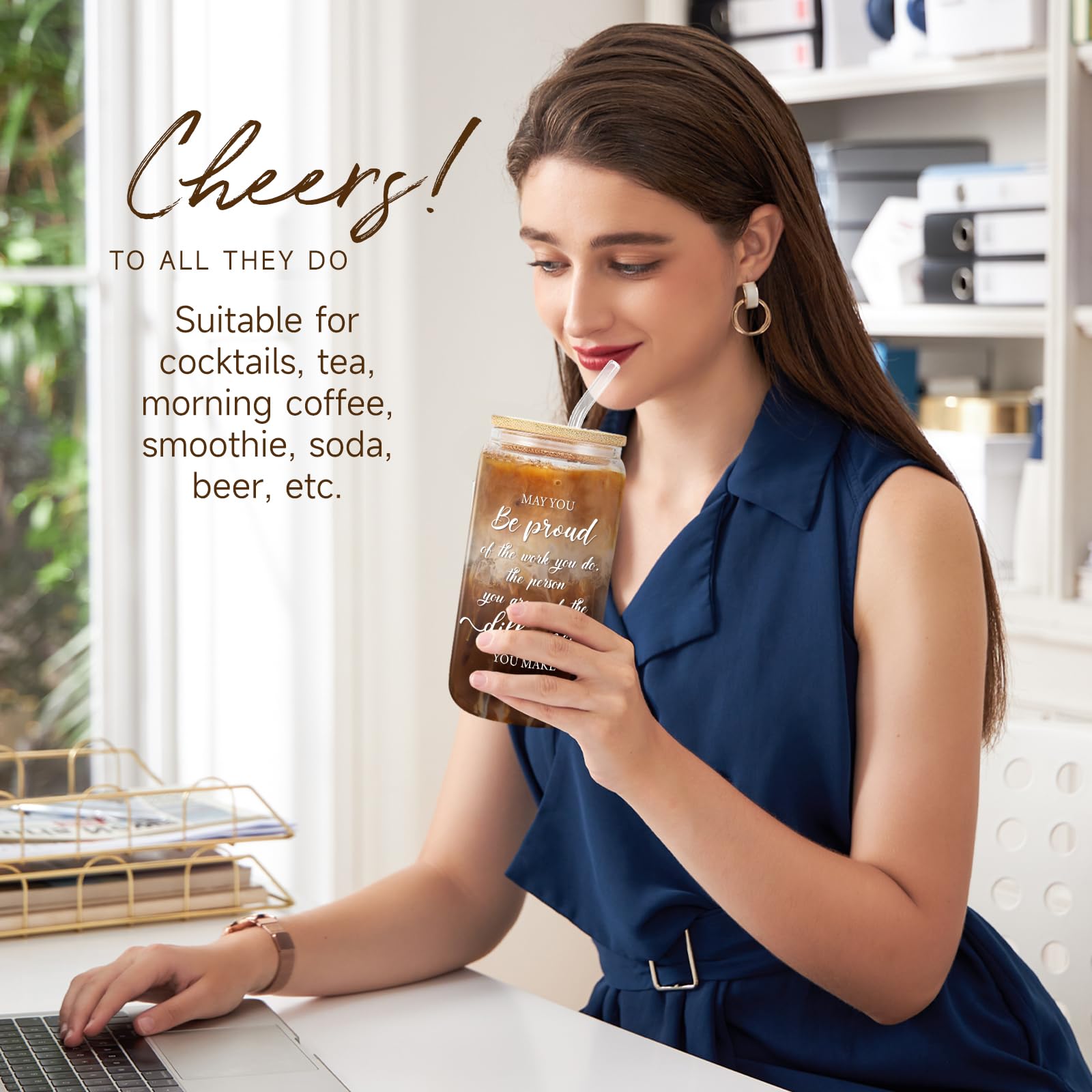 Frerdui vaso para cócteles caseros, presentación ideal para bebidas.