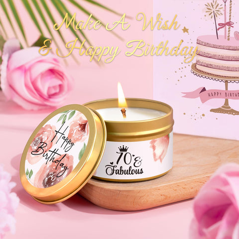 Vela aromática de rosas Frerdui para momento de relajación