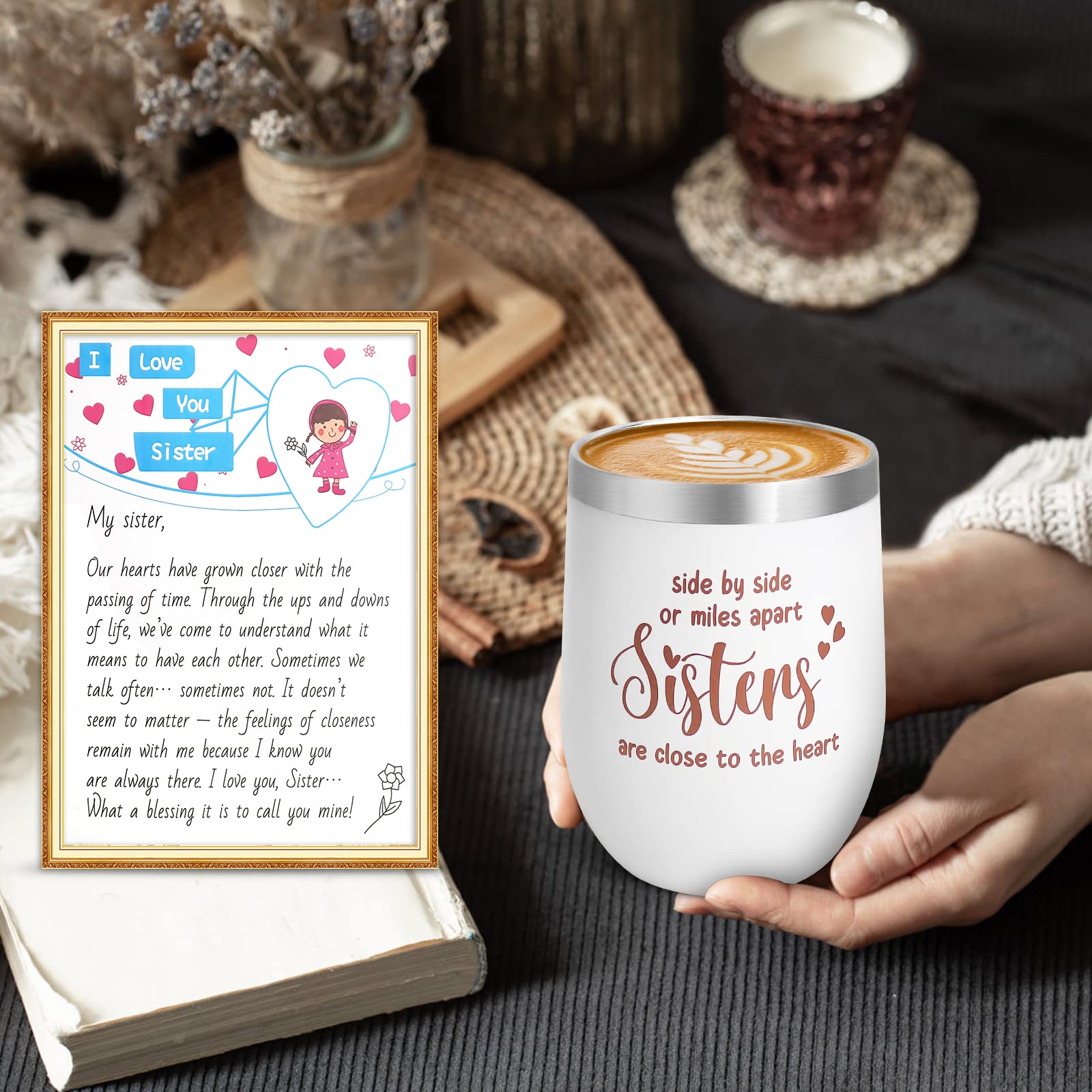 Frerdui vela-frase-para-hermana: aroma suave ayuda a crear ambiente de calma y bienestar.