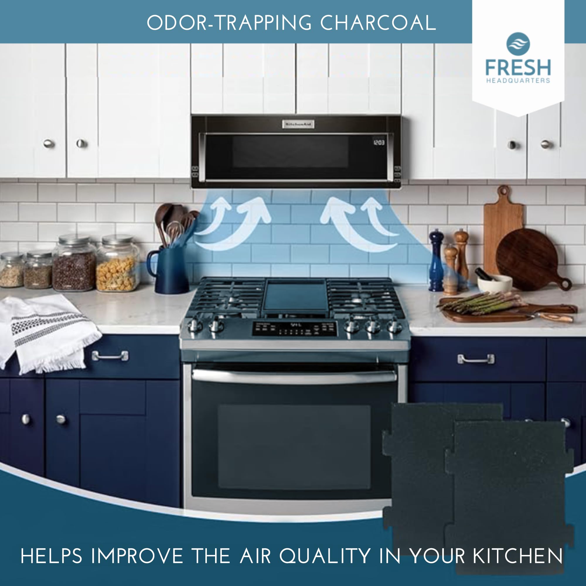 Fresh Headquarters compatibles con KitchenAid y Whirlpool, ajuste seguro