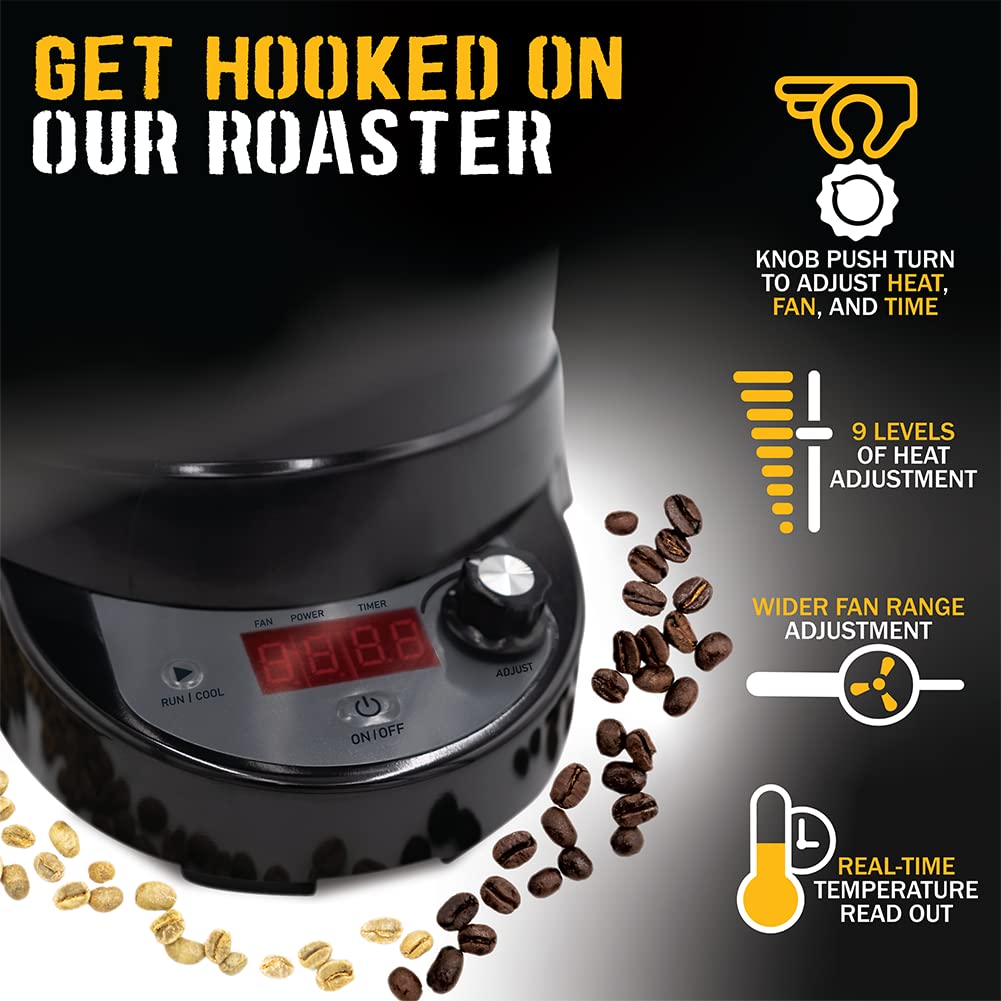 Fresh Roast SR540 con control de calor variable facilita alcanzar el tostado deseado