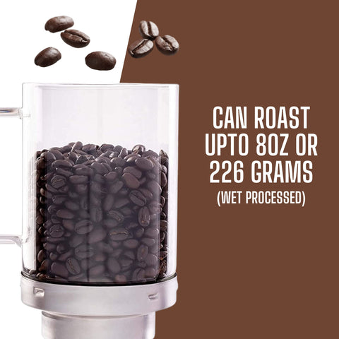 Fresh Roast SR800 control de aire y ventilador para calor homogéneo