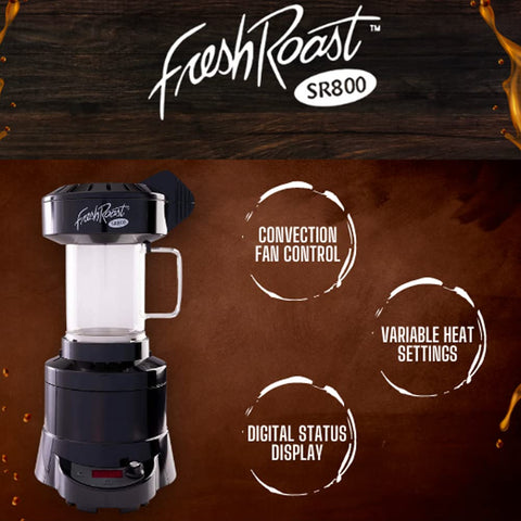 Fresh Roast SR800 pruebas de tostado en casa para sabores personalizados