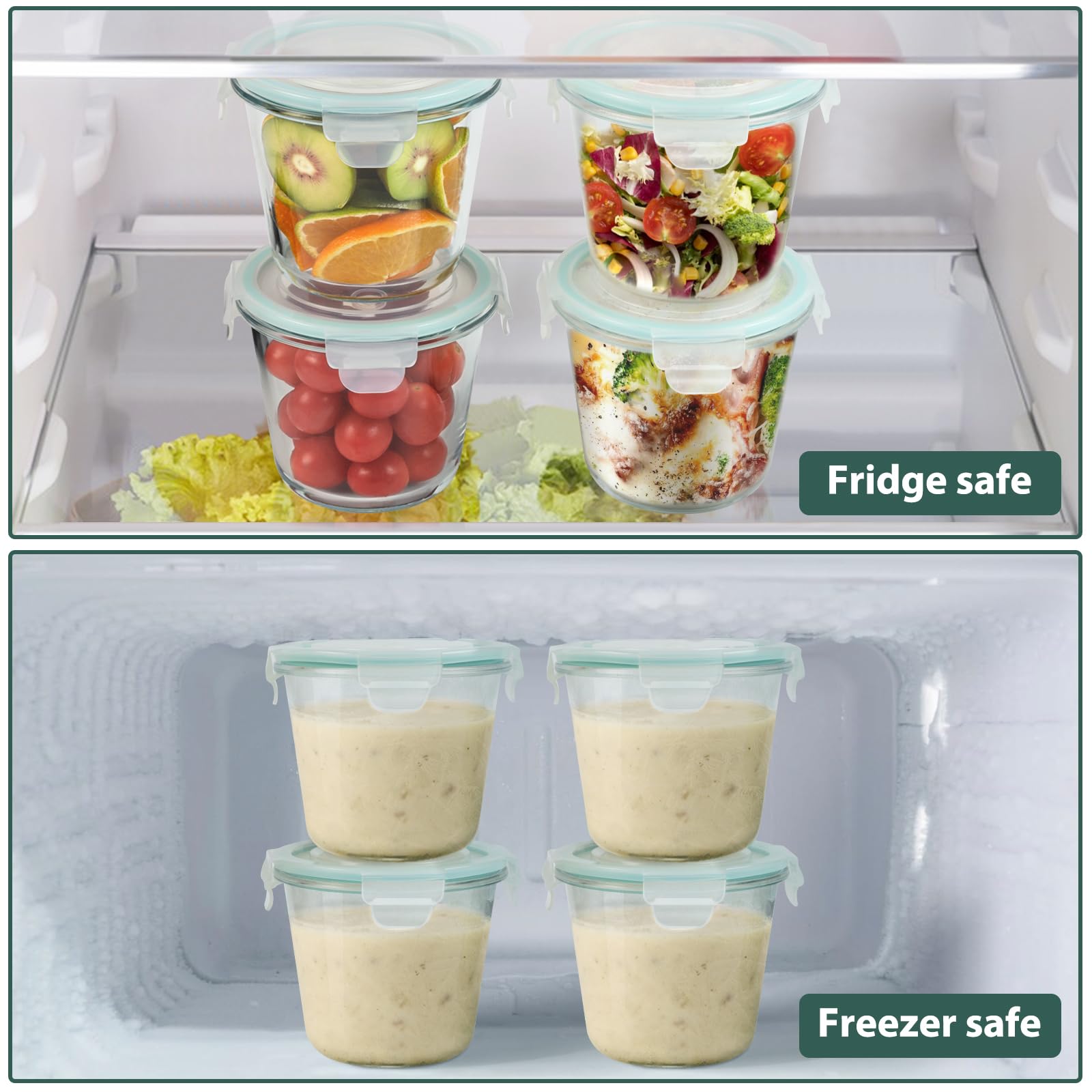 Freshmage almacenamiento de sopas y sobras en un formato compacto
