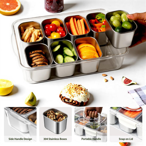 Asa integrada de Freshmage para transportar la bandeja cómodamente