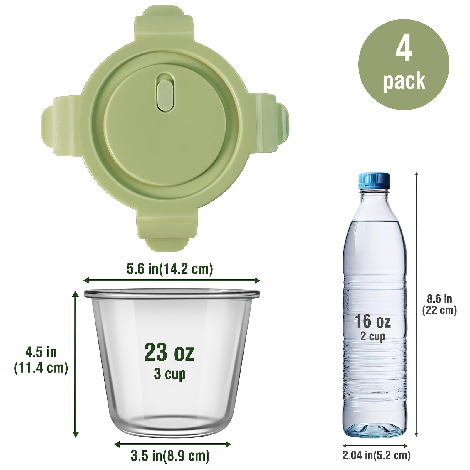 Set de Freshmage para porciones, sopas y ensaladas, enfoque práctico y ordenado.
