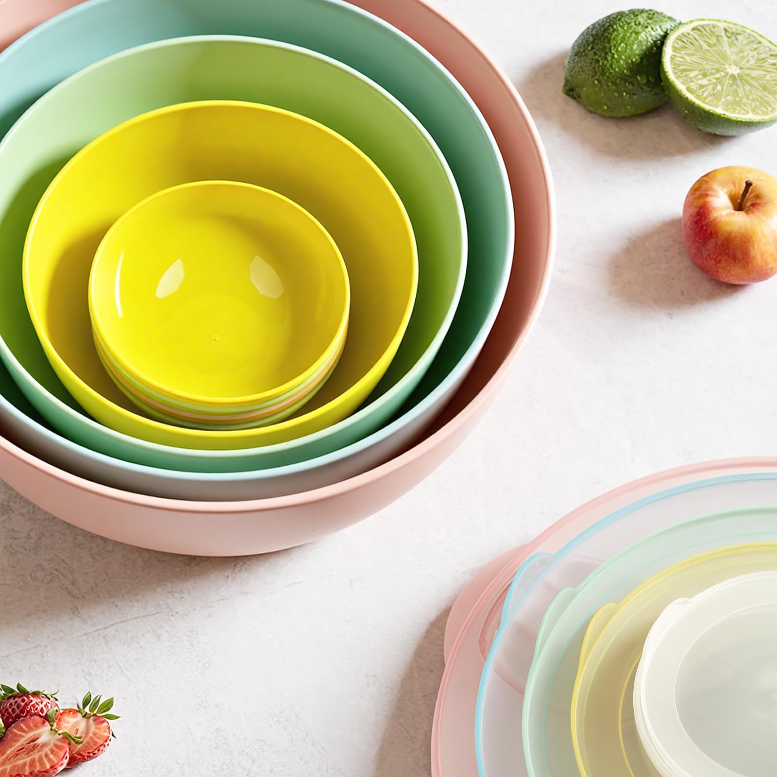 Freshmage cuchara-tenedor-2-en-1 integrada para cocinar y servir.