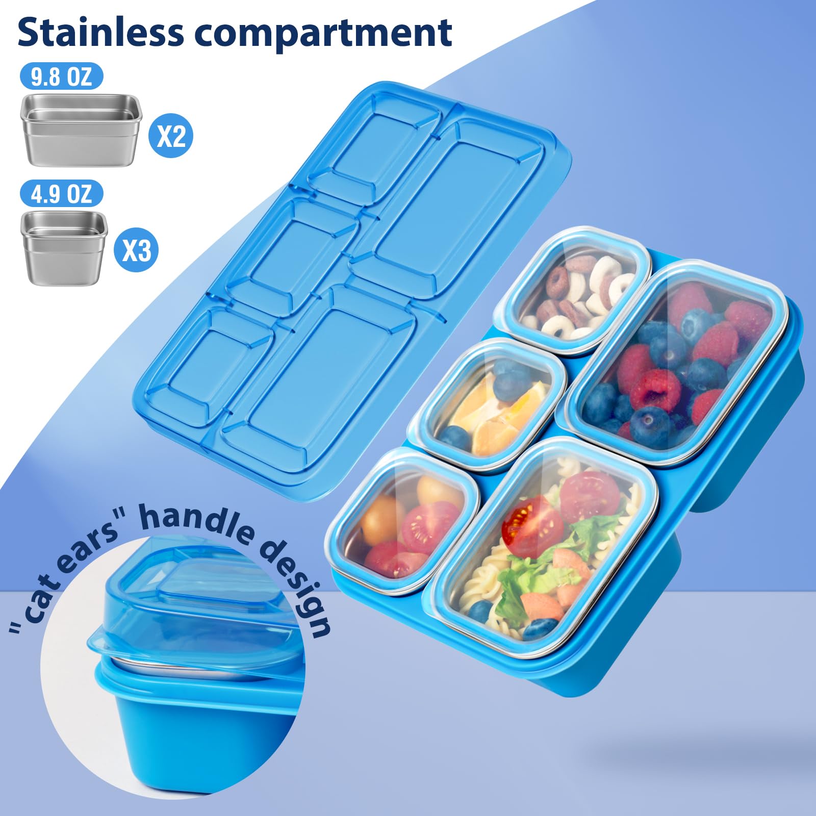 Freshmage Snackle apto para lavavajillas, limpieza rápida.
