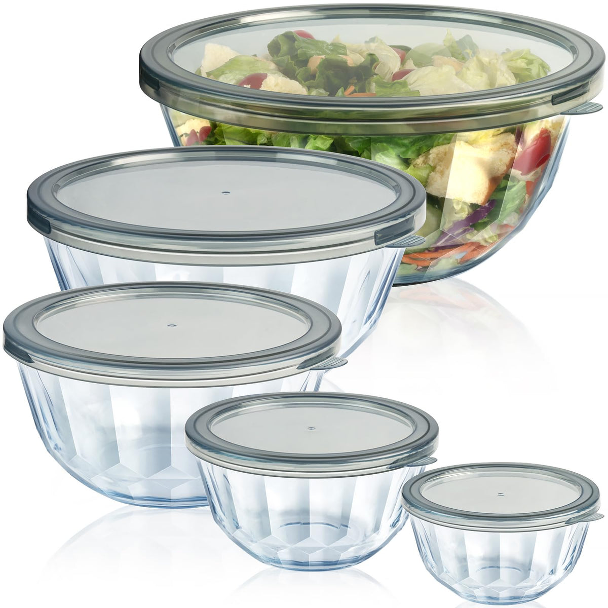 Freshmage tazones con tapas herméticas conservan alimentos frescos y sabrosos